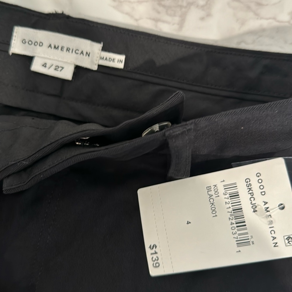 Good American wide leg trousers